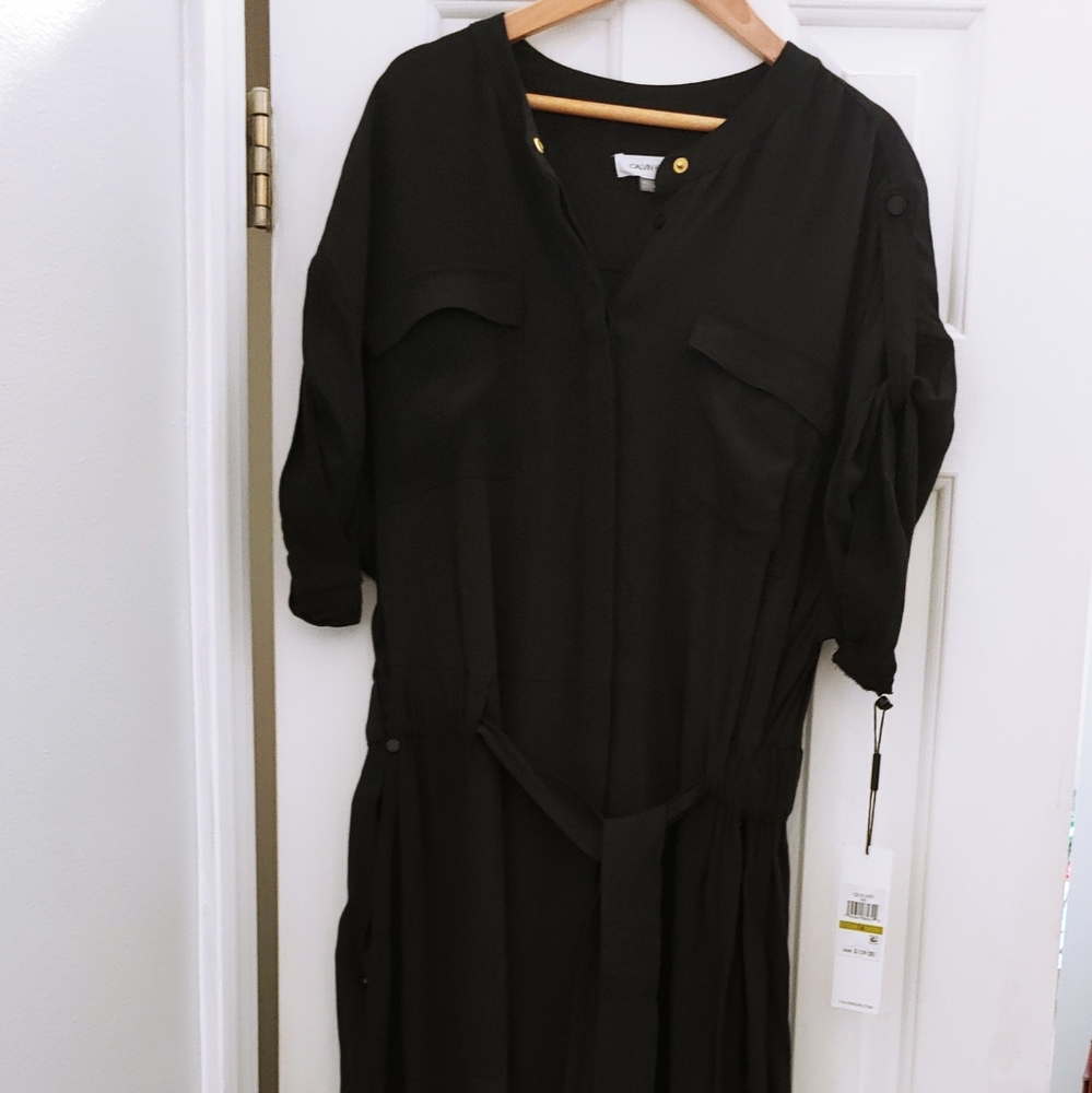 Calvin Klein women's blk jumpsuit